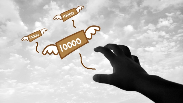 お金の上でうなだれる。行方市の司法書士や弁護士に無料で相談できます